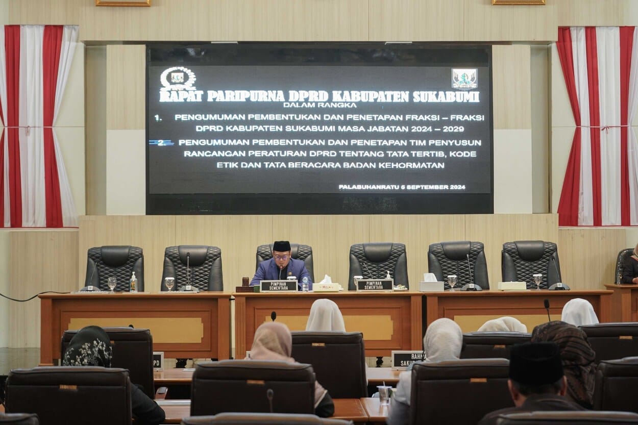 Paripurna Ke-3 DPRD Kabupaten Sukabumi Bahas 2 Agenda