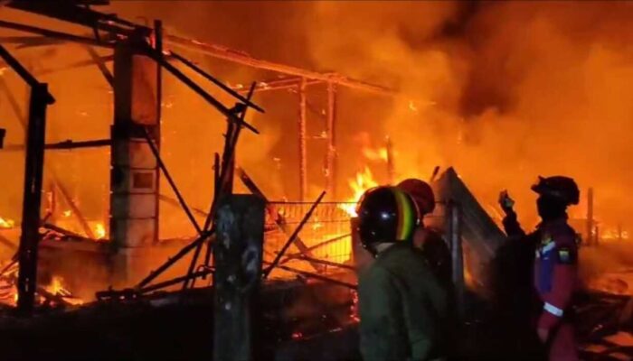 Pasar Bojongmeron di Kabupaten Cianjur Kebakaran