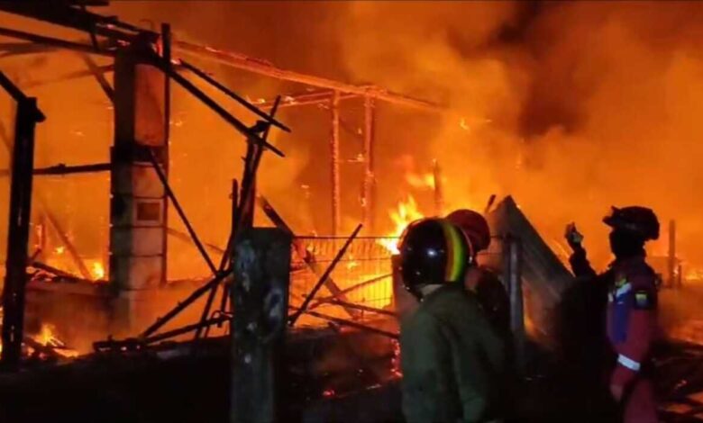 Pasar Bojongmeron di Cianjur Kebakaran, Kios dan Rumah Ludes