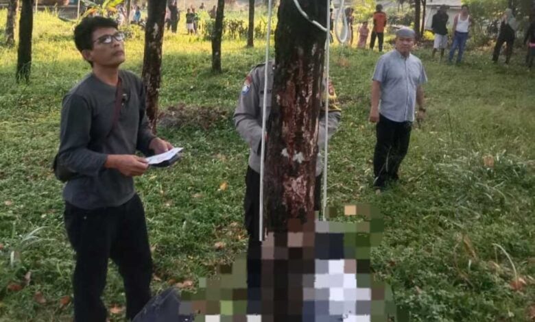 Pemuda di Tamansari Bogor Gantung Diri di Pohon Cengkeh