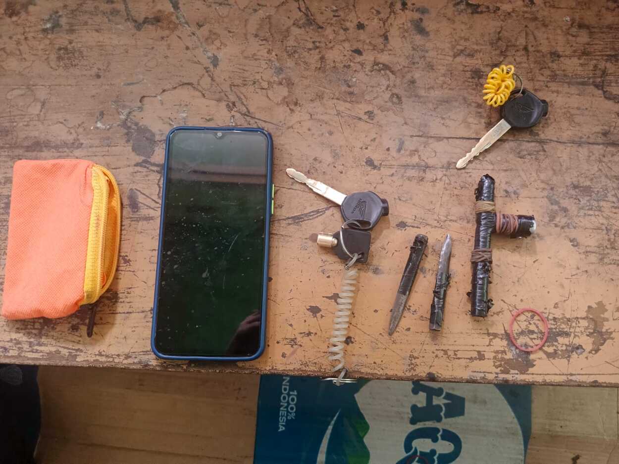 Pencuri Sepeda Motor di Pasar Cileungsi Bogor Terciduk