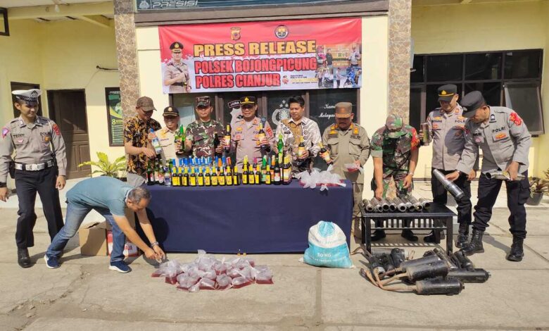 Polsek Bojongpicung Cianjur Sita Miras & Knalpot Brong