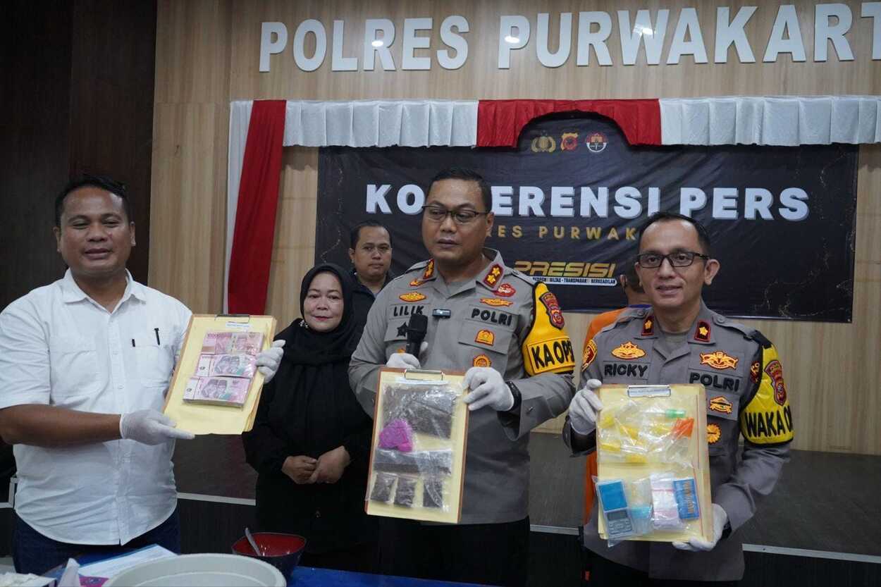 18 Pengedar Narkoba di Purwakarta Berhasil Diringkus