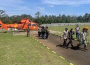 3 Helikopter Berhasil Evakuasi 71 Nelayan Terjebak di Bekas Jembatan Tambang Pasir Besi Tegalbuleud Sukabumi