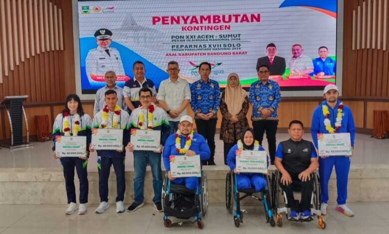 Atlet Berprestasi Bandung Barat Dapat Apresiasi Pemda