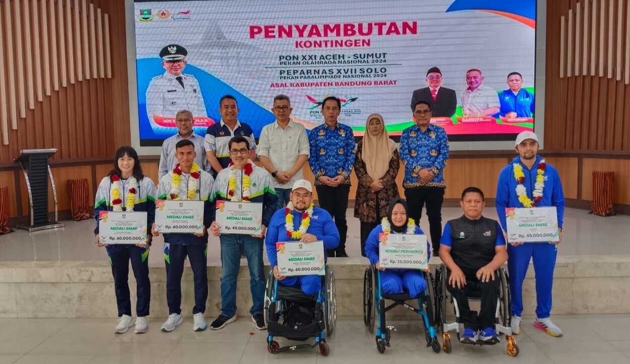 Atlet Berprestasi Bandung Barat Dapat Apresiasi Pemda