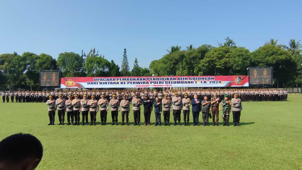 Brigjen Pol Dirin Resmi Membuka Pendidikan Alih Golongan dari Bintara-Perwira Gelombang I TA 2024, Ini Harapannya