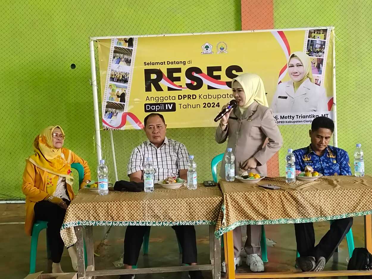 Ketua DPRD Cianjur Metty Triantika Reses Perdana