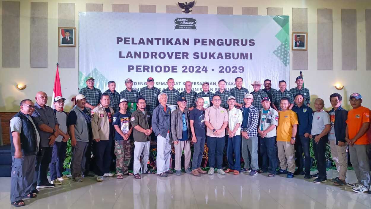 Pengurus Landrover Sukabumi Periode 2024 - 2029 Resmi Dilantik