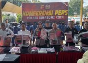 Satres Narkoba Polres Sukabumi Kota Ringkus 21 Pelaku dari 17 Perkara Kasus Pengedar Narkoba