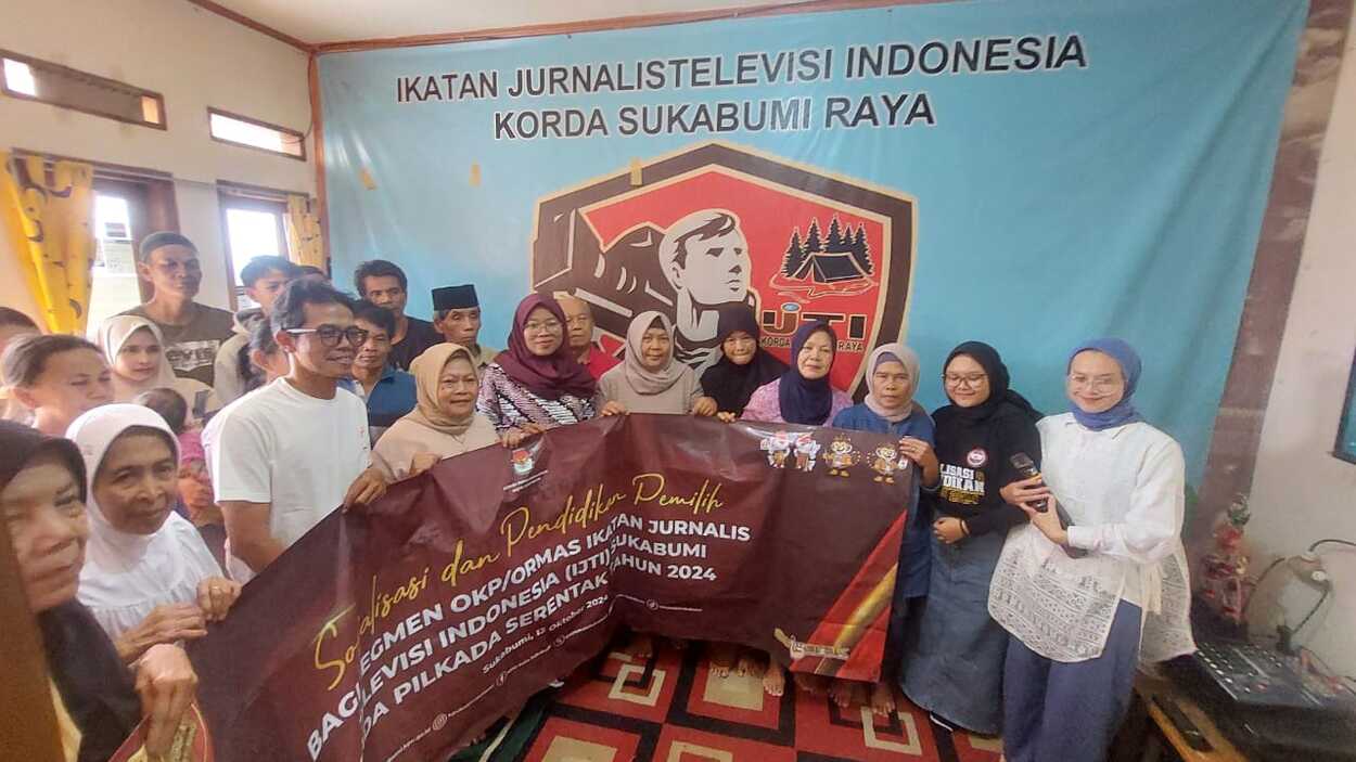 Tingkatkan Partisipasi Masyarakat, IJTI Korda Sukabumi Gandeng KPU Gelar Sosialisasi Pilkada Serentak 2024