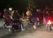 Viral Berandal Bermotor Konvoi Bawa Senjata Tajam, Polisi Pastikan Kota Sukabumi Aman