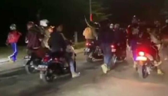 Viral Berandal Bermotor Konvoi Bawa Senjata Tajam, Polisi Pastikan Kota Sukabumi Aman