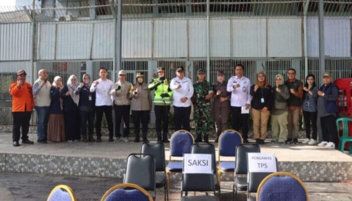 Forkopimda Kota Sukabumi Tinjau Langsung Proses Pemungutan Suara di TPS
