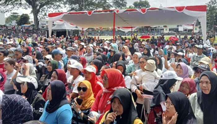 Gelar Gerak Jalan Damai, KPU Kota Sukabumi Ajak Masyarakat Gunakan Hak Pilih Pada Pilkada Serentak 2024