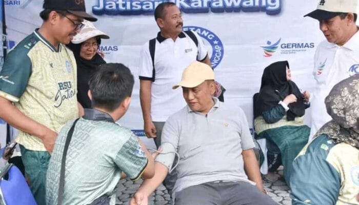 Hari Kesehatan Nasional 2024, ASN Pemda Karawang Periksa Kesehatan
