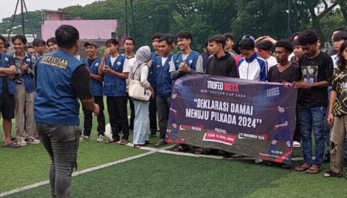 Organisasi WEYA Nusa Putra Sukabumi Gelar Deklarasi Damai Menuju Pilkada Serentak 2024