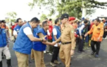 Perkuat Langkah Mitigasi Bencana, Pemkot Sukabumi Gelar Apel & Susur Sungai