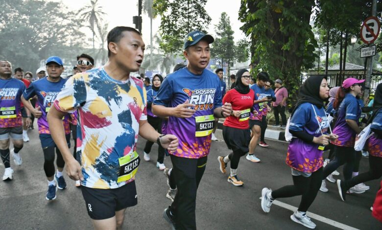 Pospay Run 2024, 1.973 Orang Berlari di Kota Bandung