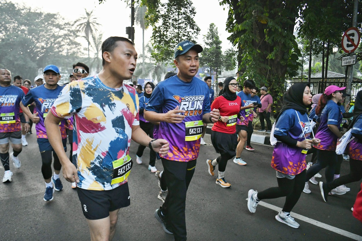 Pospay Run 2024, 1.973 Orang Berlari di Kota Bandung