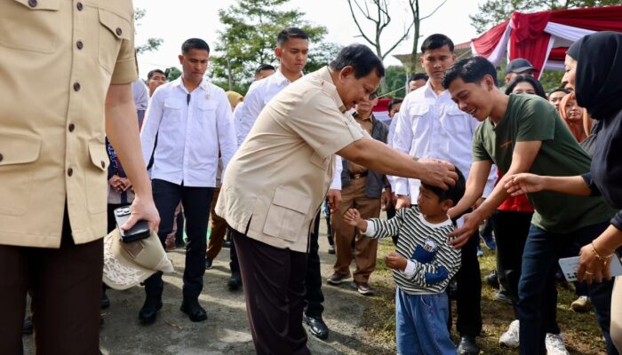 Prabowo Subianto Nyoblos di Kabupaten Bogor, Ini Pesannya