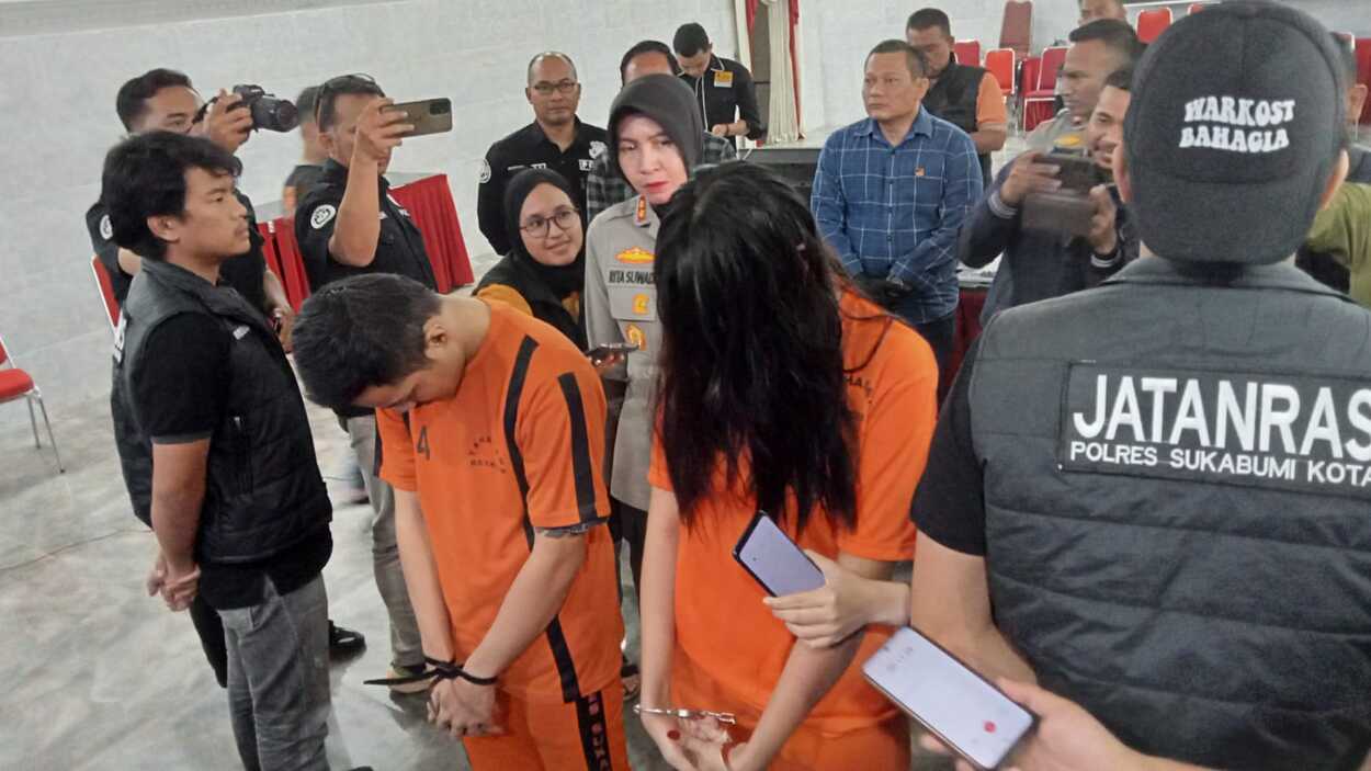 Promosikan Judi Online 2 Pelaku Diamankan Satreskrim Polres Sukabumi Kota, 1 Diantaranya Selegram Cantik