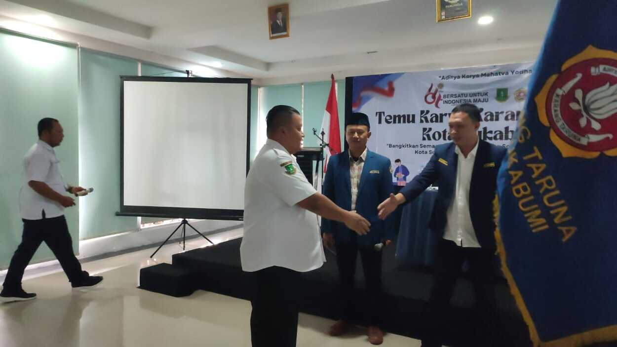Temu Karya IV, Raden Koesoemo Hurtaripto, Kembali Terpilih Secara Aklamasi Jadi Ketua Karang Taruna Kota Sukabumi