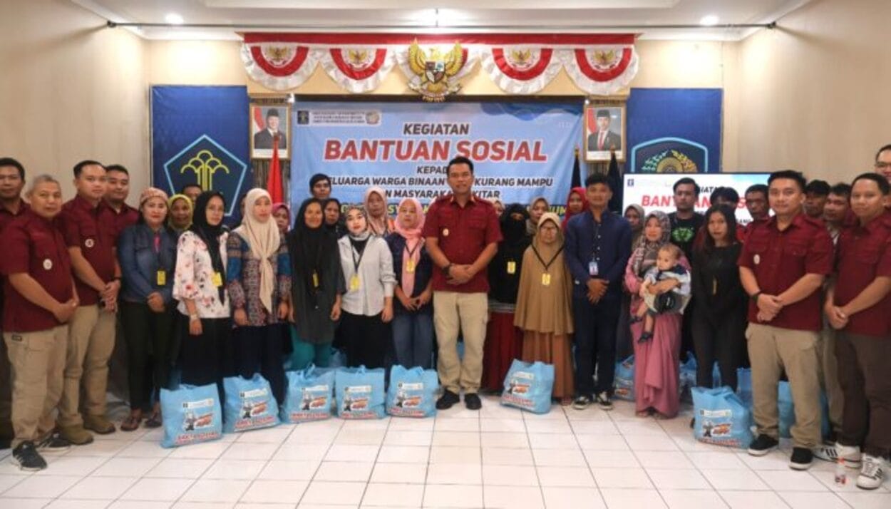 Wujudkan Implementasi 13 Program Akselerasi Menteri Imipas, Lapas Kelas IIB Sukabumi Gelar Bansos