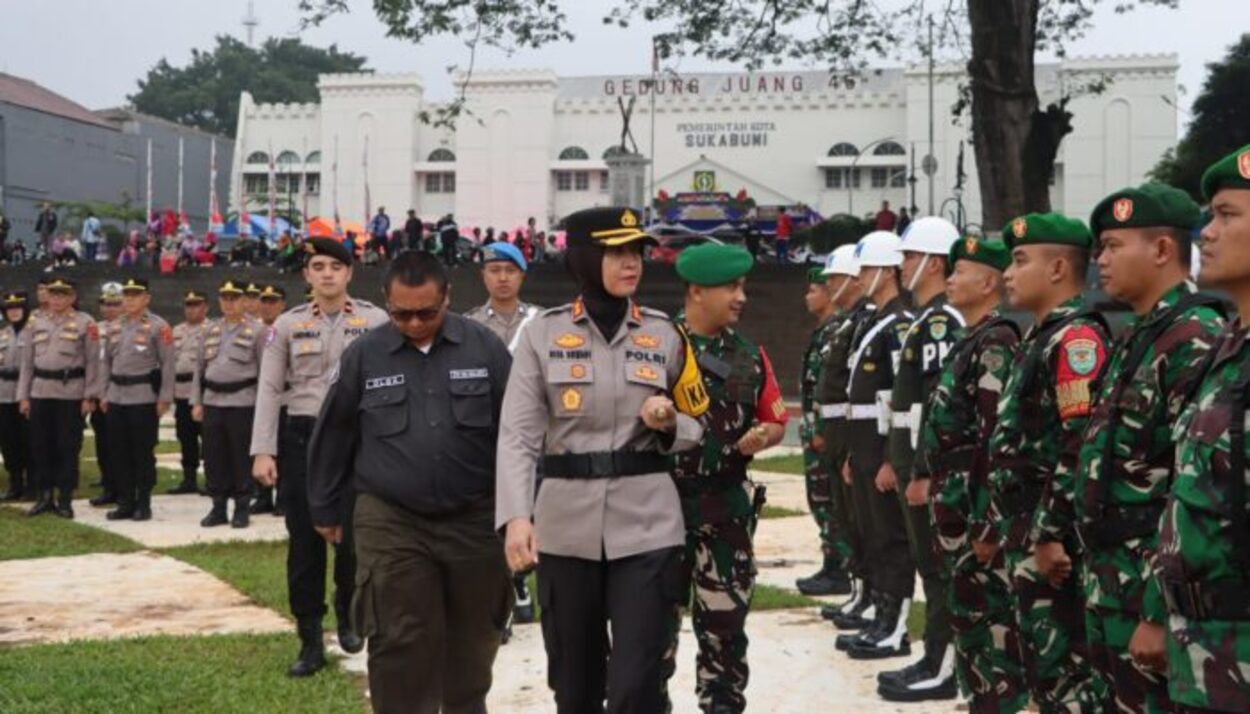 815 Personel Gabungan Polres Sukabumi Kota, Siap Amankan Nataru 2024