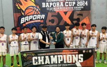 Berikut Daftar Peraih Juara Turnamen Basketball Bapora Cup 2024 Tingkat Pelajar Se-Kota Sukabumi