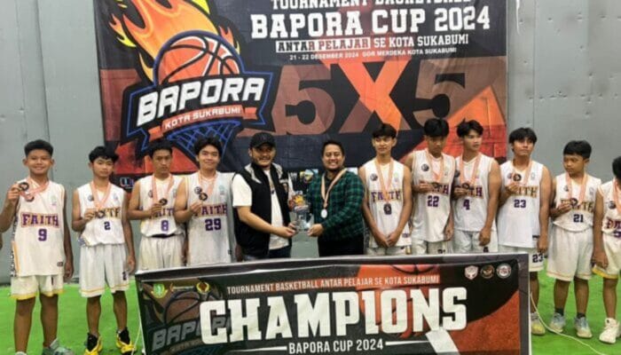 Berikut Daftar Peraih Juara Turnamen Basketball Bapora Cup 2024 Tingkat Pelajar Se-Kota Sukabumi