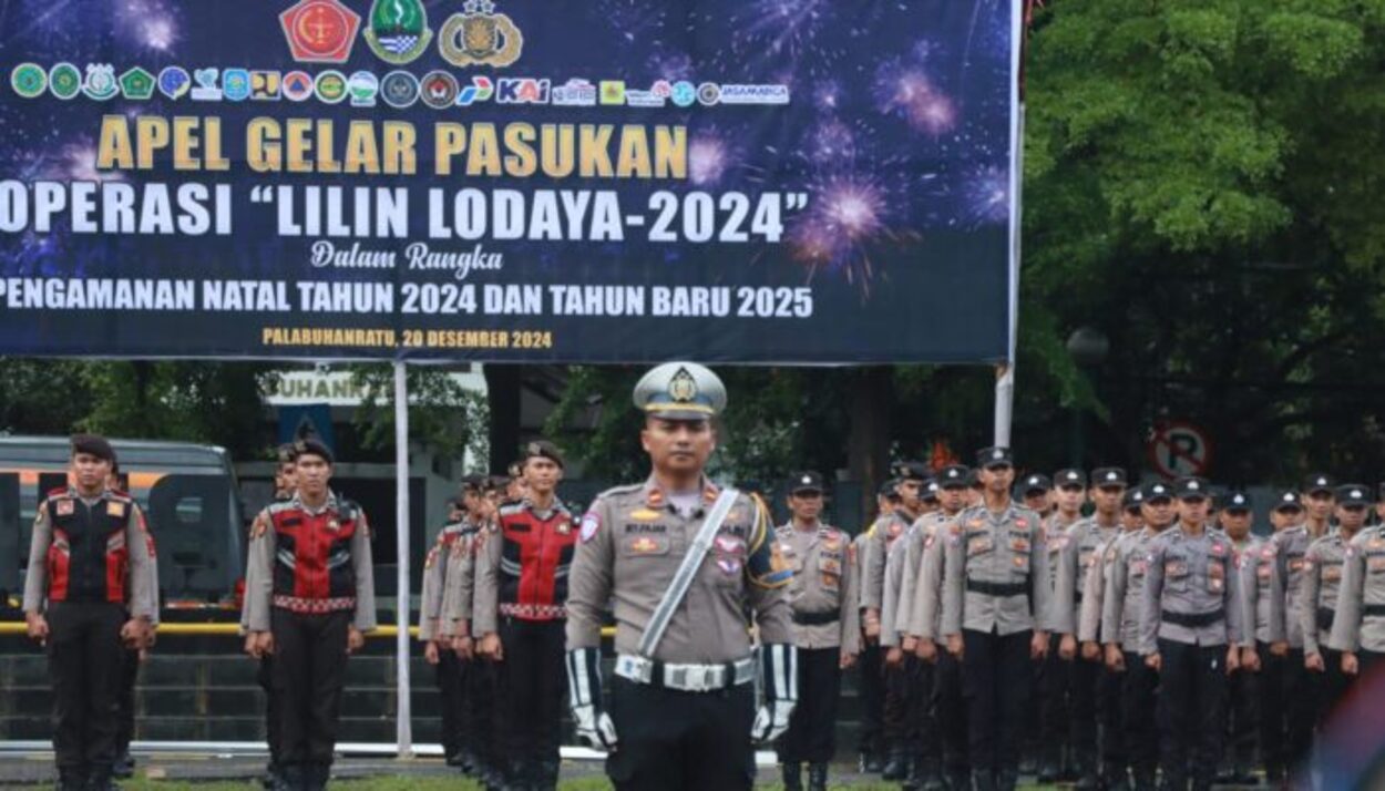 Gelar Apel Pasukan Ops Lilin Lodaya 2024, Polres Sukabumi Siapkan Posko Pengamanan Nataru di Titik Strategis