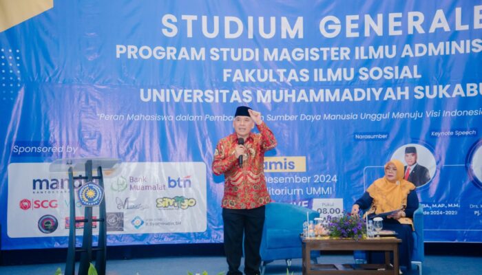 Anggota DPR RI Heri Gunawan Jadi Nara Sumber Pada Studium General di Kampus Universitas Muhammadiyah Sukabumi