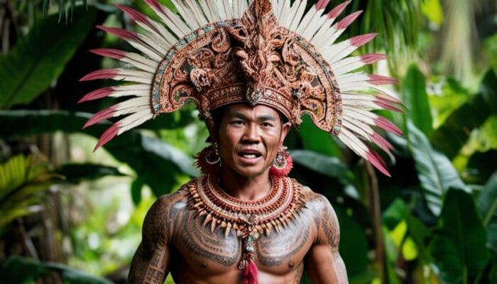 Tari Kancet Papatai, Tarian Perang Dayak yang Heroik