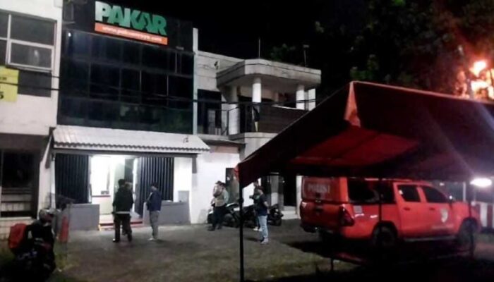 Kantor Redaksi Pakuan Raya di Bogor Dibakar OTK