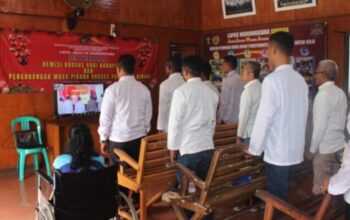 Lapas Kelas IIA Warungkiara Memberikan Remisi Natal 2024, Bagi 7 Warga Binaan Beragama Nasrani