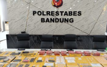 Polrestabes Bandung Mengamankan 9 Kg Sabu