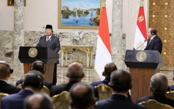 Prabowo dan Presiden Mesir Suarakan Gencatan Senjata di Palestina