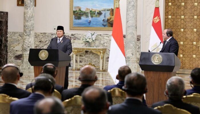 Prabowo & Presiden Mesir Suarakan Gencatan Senjata di Palestina