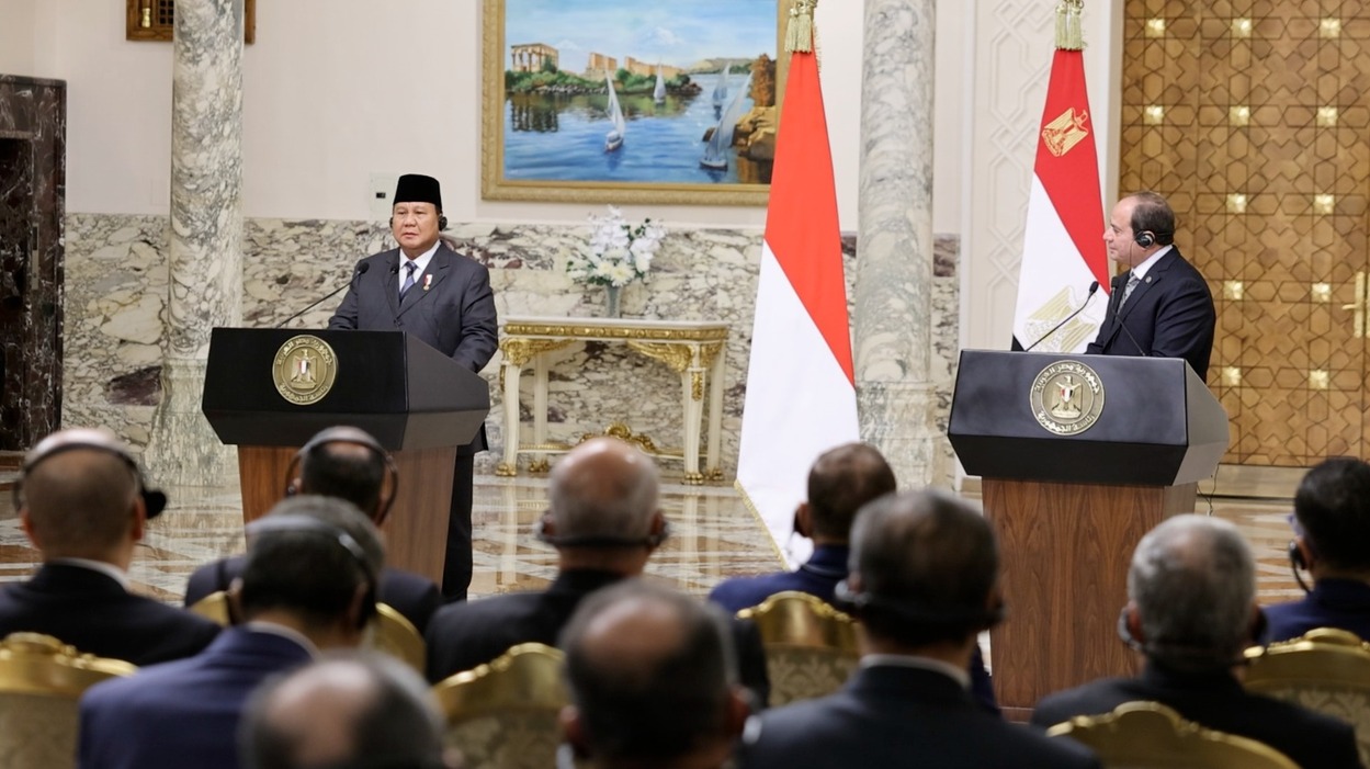 Prabowo dan Presiden Mesir Suarakan Gencatan Senjata di Palestina