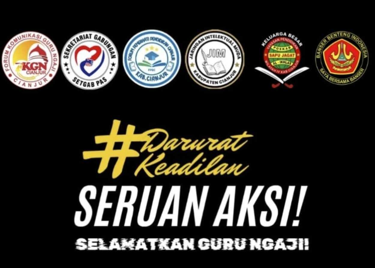 Ribuan Warga Cianjur Bakal Demo Bela Guru Ngaji