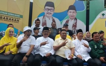 Timses Asep Japar-Andreas Umumkan Kemenangan Pilbup Sukabumi Dulang Suara 53,09 Persen