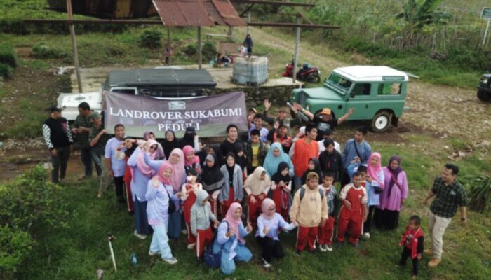 Usai Resmikan Sekretariat, Landrover Sukabumi Peduli Anak Disabilitas Sambil Fun Offroad di Kebun Teh Goalpara