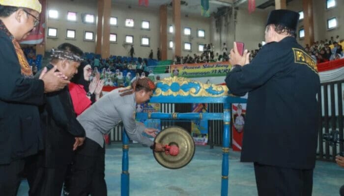 580 Peserta Ikuti Festival Pencak Silat Kapolres Sukabumi Cup I 2025, di GOR Tinju Venue Palabuhanratu