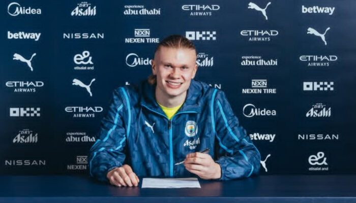 Erling Haaland Resmi Perpanjang Kontrak dengan Manchester City Hingga 2034