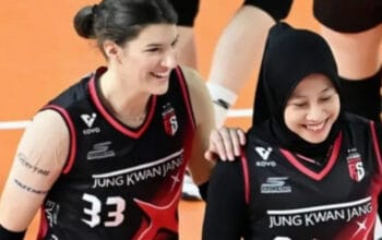 Hasil Liga Voli Korea: Red Sparks Bersinar, IBK Altos Terpuruk/(instagram/@red_sparks_ina)