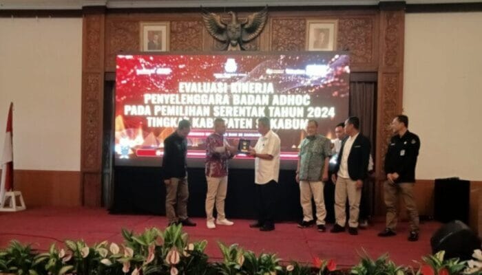 KPU Kab. Sukabumi Menggelar Evaluasi Kinerja Penyelenggara Badan Adhoc Pilkada Serentak 2024