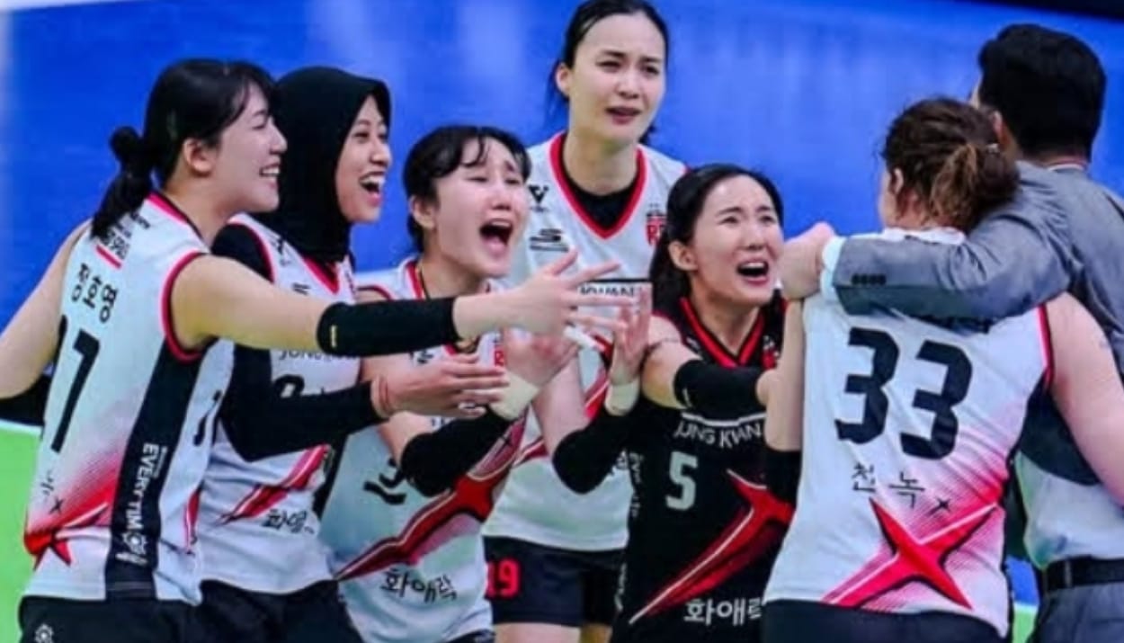 Megawati Hangestri dan Red Sparks Raih Kemenangan Dramatis di Liga Voli Korea 2024-2025/(Instagram/@red_sparks)