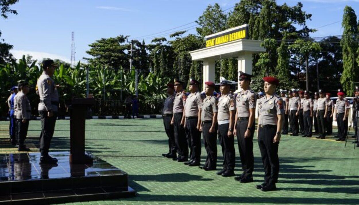 Personel Polres Sukabumi Naik Pangkat, 11 Perwira & 53 Bintara Polri