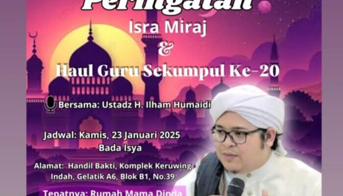 Rapat Masyarakat Kompleks Keruwing Indah: Peringatan Isra Mikraj Nabi Muhammad SAW dan Haul Abah Guru Sekumpul